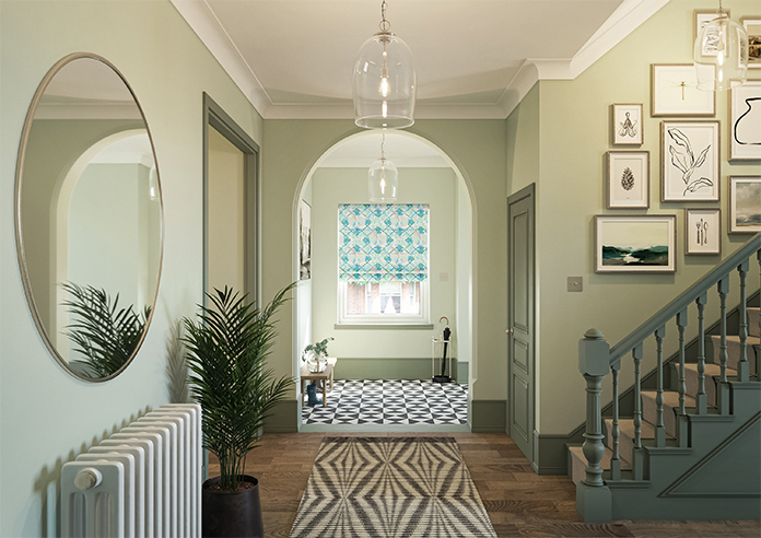 Faded Glamour, Absinthe White - Twist&Fit Roman Blind - Image 8